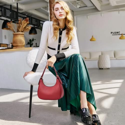 Image of Small Tote Shoulder Bags Purses for Women Retro Classic Crossbody Bags Cute Clutch Purse and Handbag