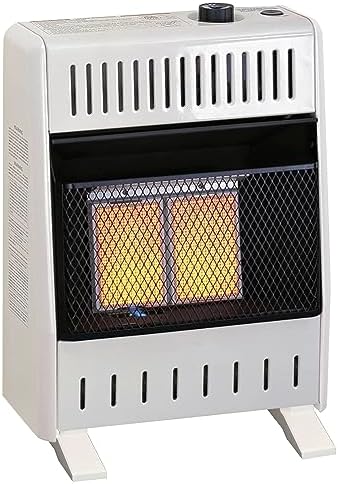 Mini natural gas heater that will change your winter experience 6 ProCom Heating Natural Gas Ventless Infrared Plaque Heater With Base Feet - 10,000 BTU, Manual Control - Model# MN100HPA-B