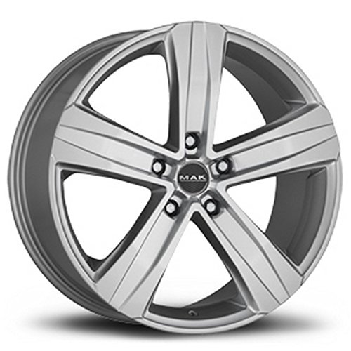 MAK Cerchione RUOTE CERCHI IN LEGA AUTO MAK CERCHIONE STONE 5 3 SILVER 15\