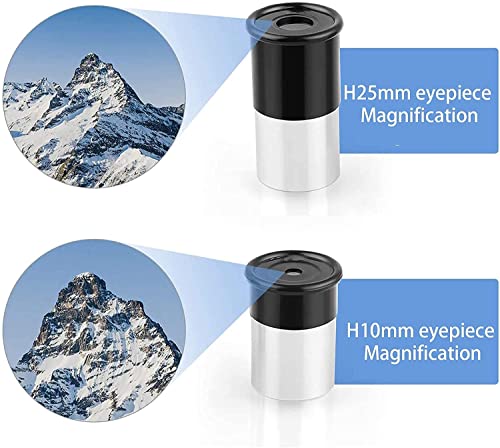 Telescopio refractor astronómico 70mm con trípode ajustable miniatura 3