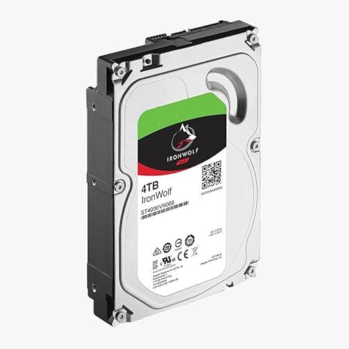 HDD For Ironwolf 4TB 3.5" SATA 64MB 5900RPM For Internal Hard Disk For NAS Hard Drive For ST4000VN008