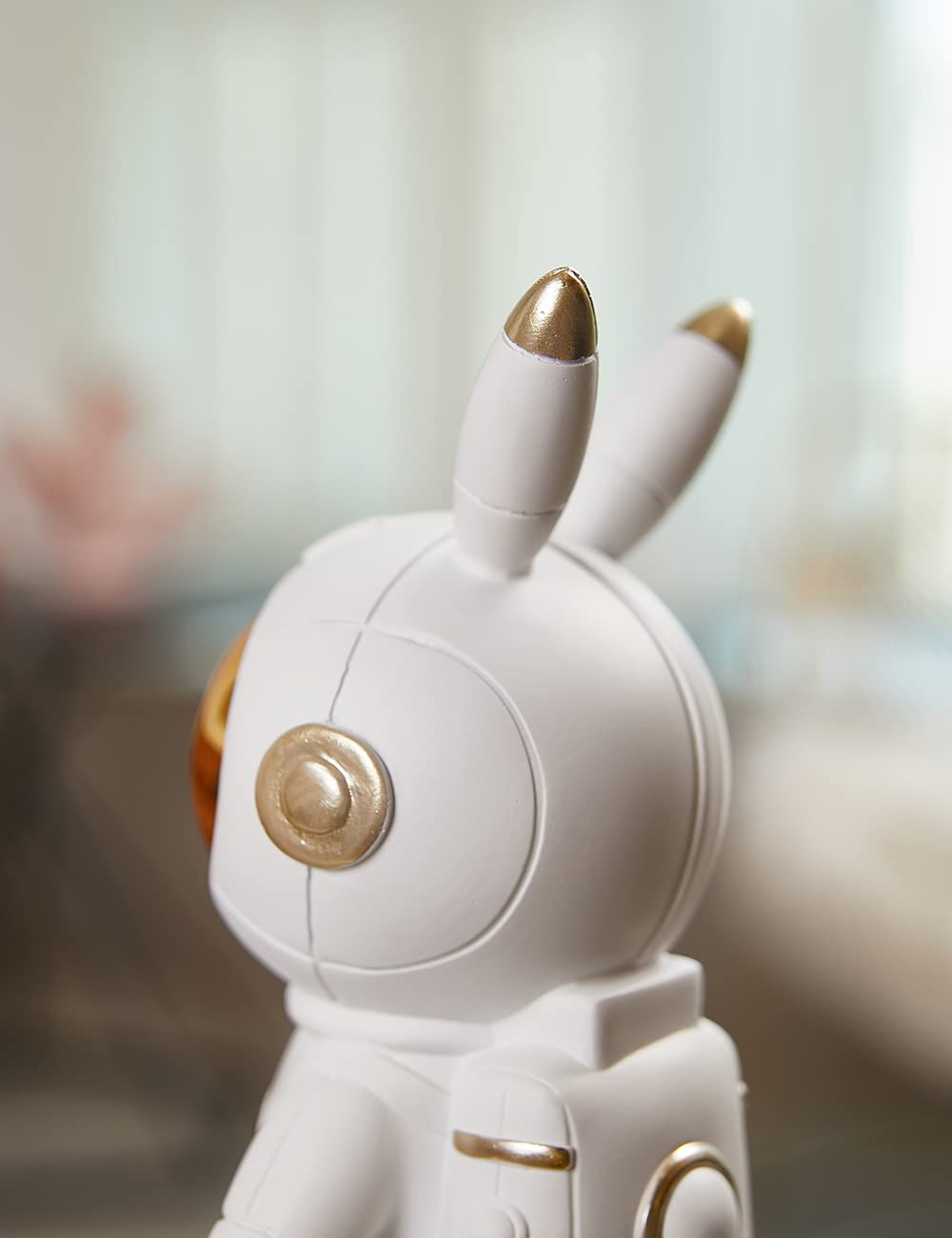 SEINHIJO Astronauta Statuetta Figurina Regali Moderna Statua Scultura Spaceman Decorazione Casa Soprammobili Ornamento Resina Arte 26cm