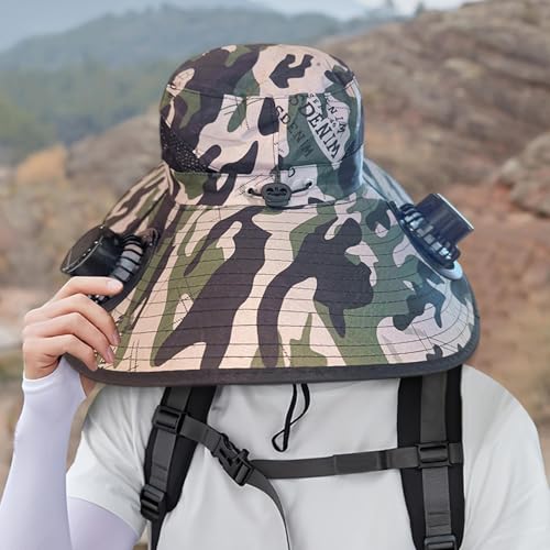 Chapeau de pêche extérieur à large bord anti-coup de chaleur