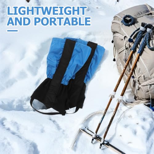 Guêtres de randonnée imperméables en kit de 2 paires légères et ajustables