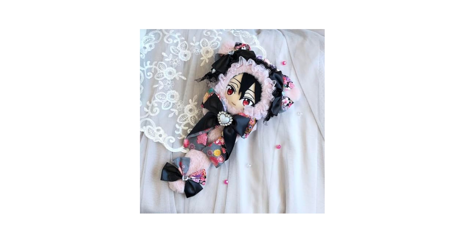 あんスタ新衣装 おすわり ぬい服 16cm ❤︎ 白 ピンク ねこ ぬい服 おすわり あんスタ 16cm ホワイト×ピンク｜Yahoo!フリマ