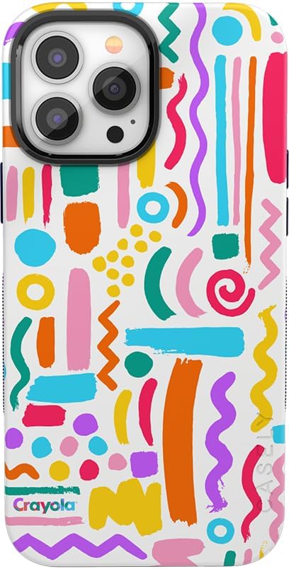 Casely iPhone 13 Pro Max Case | Compatible with MagSafe | Make Your Mark | Crayola Paint Case