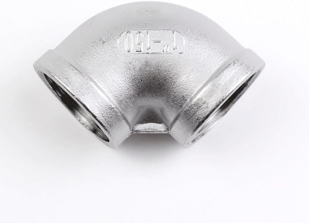 Hose Elbow Pipe Connector, Adapter Fittings, 1pc Stainless Steel 304 Fitting 90 Degree F/F - Durable And Easy To Install(2 Inch)