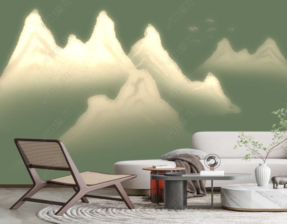 Papier peint intissé paysage serein poster géant mural salon et chambre 400x280 cm - 2