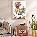 Lzyueyuan Chicken Stamped Cross Stitch Kits for Adults Beginner, Animal Cross Stitch Ornament Kits Counted Embroidery Needlepoint Kits Home Decor 11.8X15.7inch