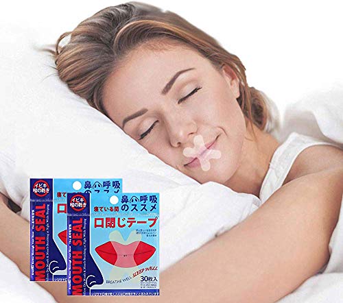 Sleep Strips Advanced Gentle Mouth Tape to Prevent Mouth Breathing 60Pcs, Improved Nighttime Sleeping, Less Mouth Breathing, Instant Snoring Relief (2 Month Supply)