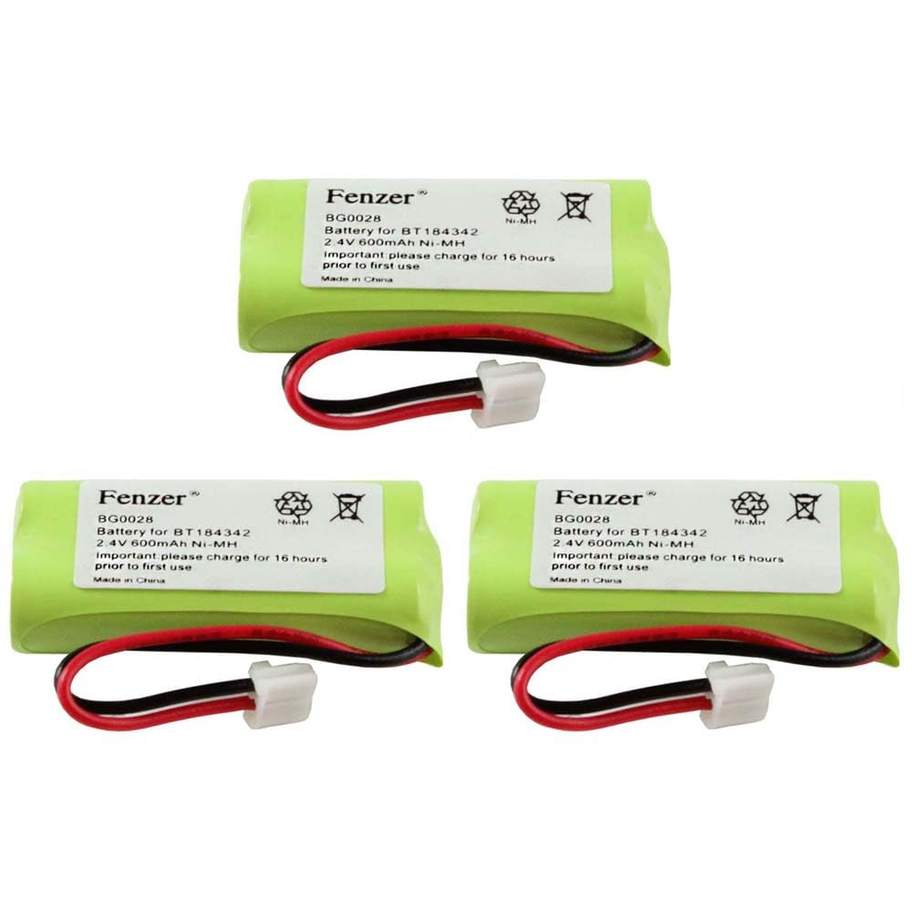 Fenzer 3X Home Phone Battery BG0028 for AT&T/Lucent BT-6010 8000 8001 8300 BT18433 BT184342 BT28433 BT284342/ Vtech 6030 6031 6032 6041 6042 6052 6053
