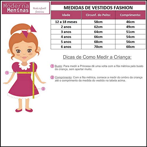 Vestido infantil branca de neve setes e os anões tubinho trapézio