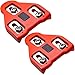 TFNYCT Tacchette per Pedali Compatibili con Sistema Look Delta Pedale Tacchette Antiscivolo Unisex Adulto （9 °）
