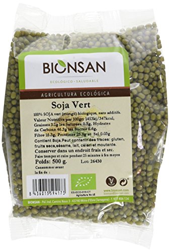  Bionsan - Soja vert Biologique, 500 g