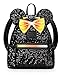 Minnie Mouse Halloween Sequin Mini Backpack by Loungefly Candy Corn Black Orange