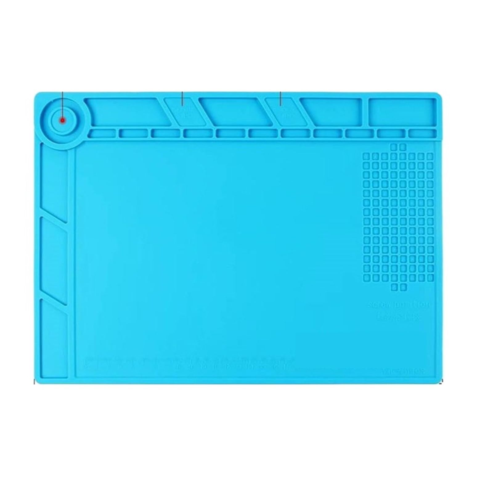 esteras de trabajo para soldadura Almohadilla aislante for mesa de mantenimiento S-140, almohadilla de silicona for mesa, almohadilla resistente a altas temperaturas for mesa de soldadura con imán