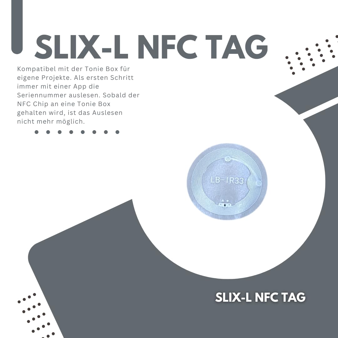 25 Stück ICODE SLIX-L NFC Tags kompatibel mit der Toniebox (25 25 Stück ICODE SLIX-L NFC Tags kompatibel mit der Toniebox (25