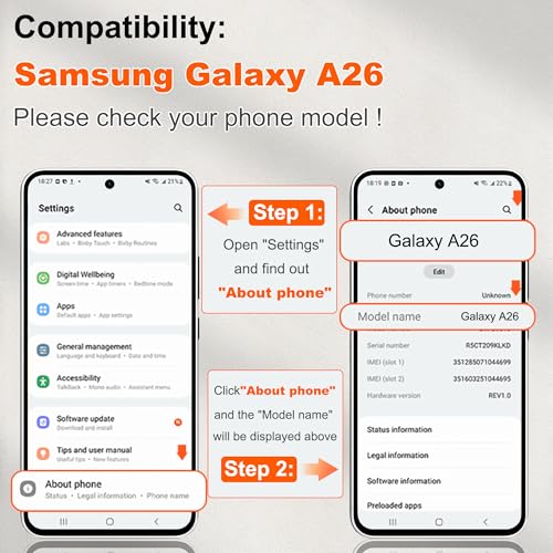 Coque Samsung A26 5G抗震 protégeant les objectifs et l'écran des rayures - 2