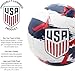 Icon Sports Officially Licensed U.S. Soccer Federation USMNT Soccer Ball Size 5 - Patriot Splash White