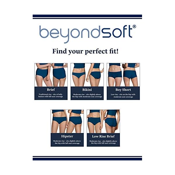 Fruit-of-the-Loom-Womens-Underwear-Beyondsoft-Panties-Regular-Plus-Size Fruit of the Loom Women's Beyondsoft Underwear, Super Soft Designed with Comfort in Mind, Available in Plus Size, Bikini-Cotton Blend-12 Pack-Colors May Vary, 8