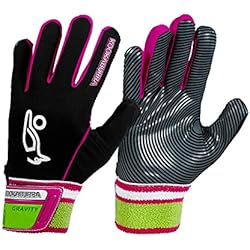 Guantes Hockey Patines Niño kookaburra Gravity-Negro/Rosa L (par) Equipo de protección de Hockey, Unisex