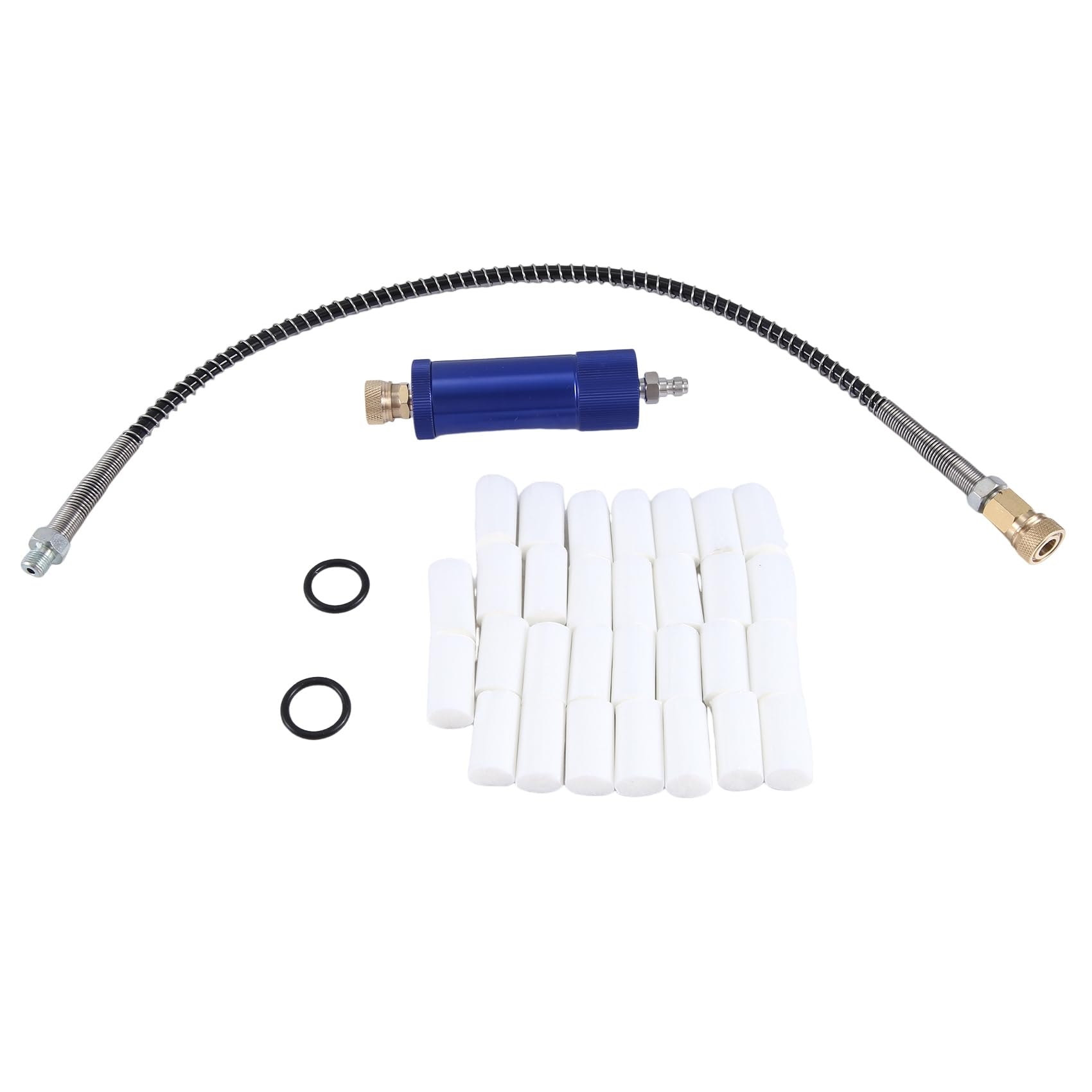 Filtro Aria Compressore DOITOOL 30MPa Con Separatore Olio-Acqua – Pompa A Mano Alta Pressione Per Utensili Pneumatici – Dorato 22x4cm - 2