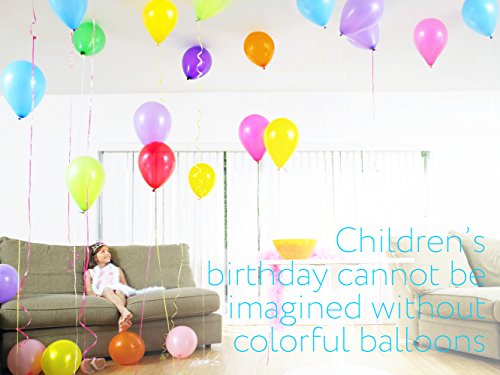 Dusico RAINBOW-SET-001 ® Balloons Rainbow Set (100 Pack) 12 Inches, Assorted Bright Colors, Made With Strong Multicolored Latex, For Helium Or Air Use. Kids Birthday Party Decoration Accessory thumb #7
