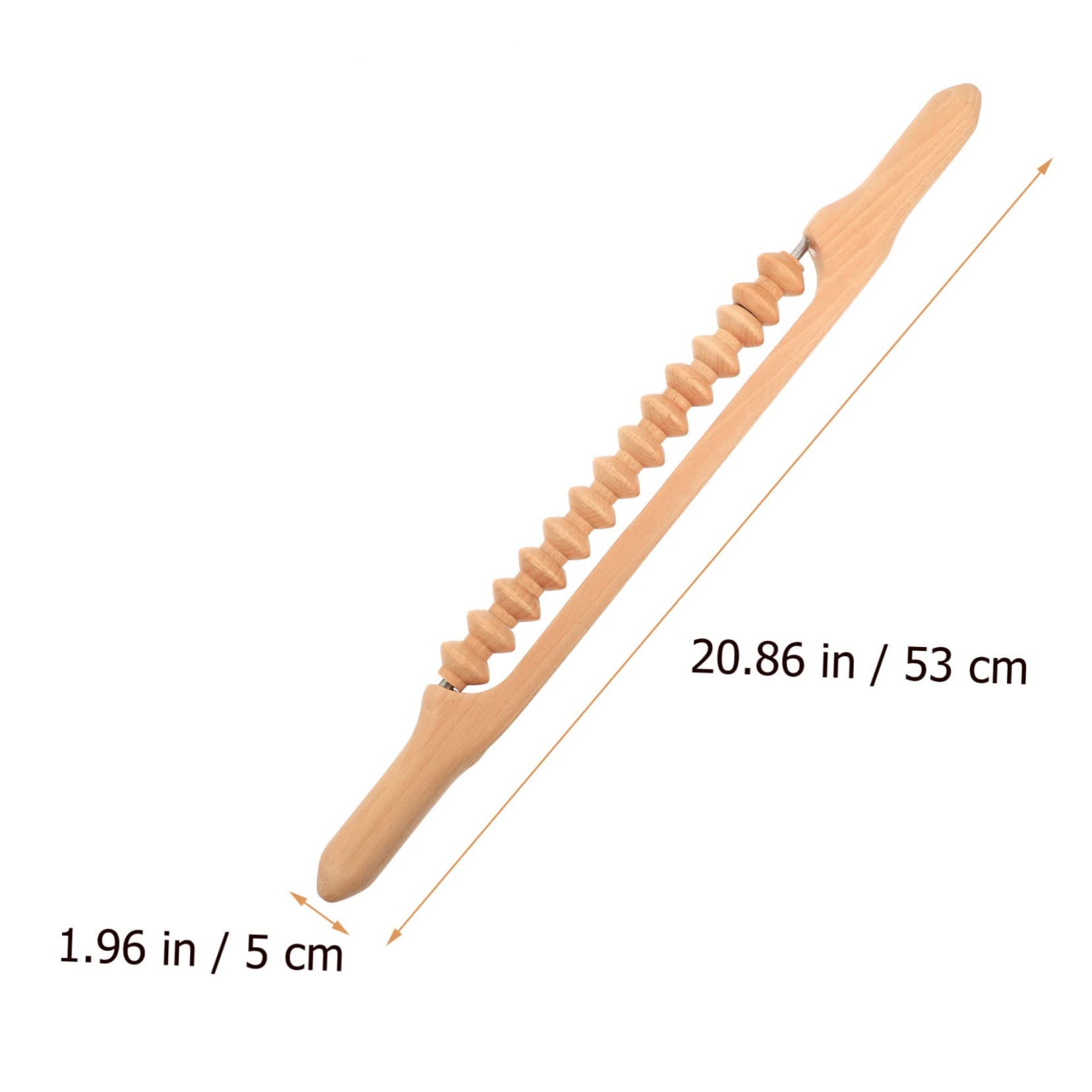FOMIYES Household Scraping Stick Body Massage Rod Gua Sha Massaging Stick Body Scraping Stick Massager Muscle Roller Home Massaging Stick Massaging Bar Wooden Rod Wood Massager