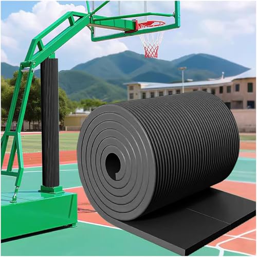 Self-Adhesive Basketball Pole Pads Waterproof Basketball Hoop Padding for Square/Round Pole Sponge Pole Padding Wrap Around for Basement Garage Playground