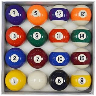Homegames, jeu de 16 boules de billard, blanche 4,8 cm