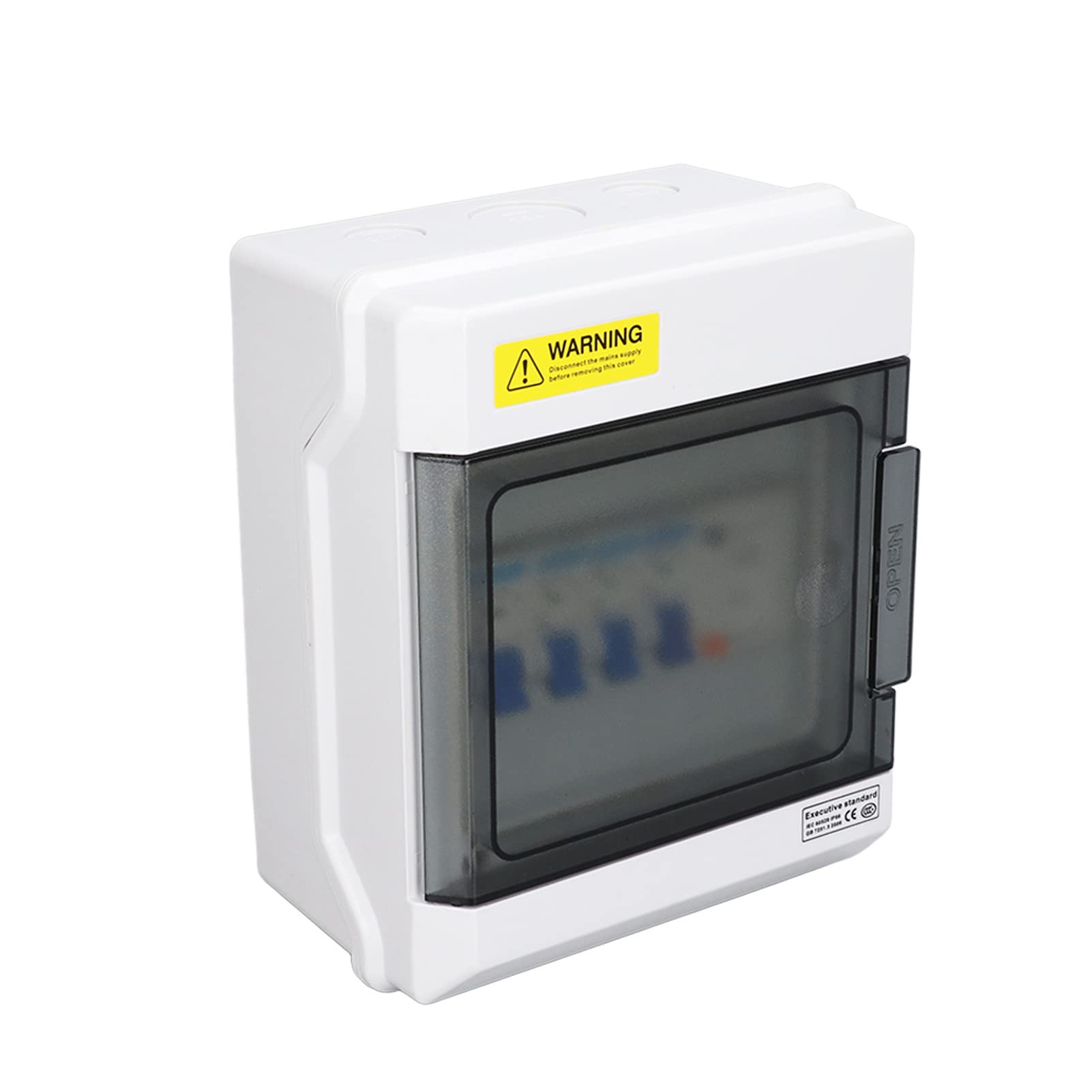 Caja Distribucion Electrica, Cuadro Electrico Unidad de consumo Disyuntor fuga Caja 3 vías 230V 63A 30mA RCD+ MCB(6A+16A+32A)
