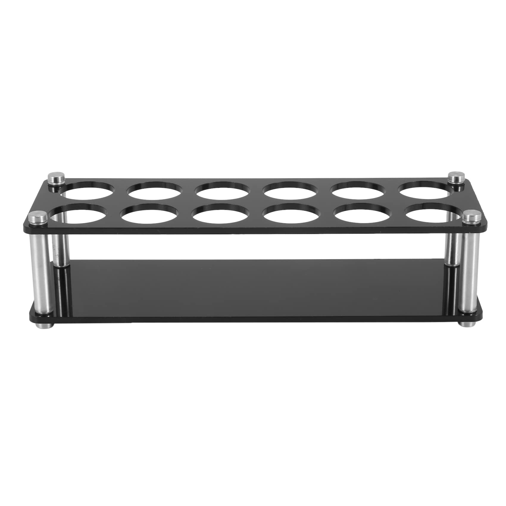 CTRLZS 12-Hole Acrylic Cup Holder, Shot Glass Holder, Shot Glasses Organizer, Beer Wine Glass Holder Acrylic Wine Glass Holder