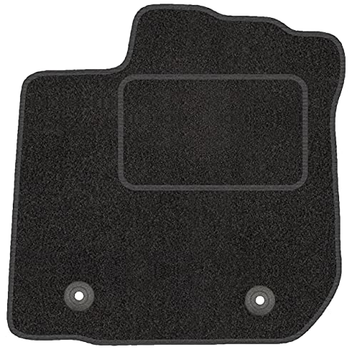 Tapis de sol en velours côté conducteur pour Dacia Logan II (à partir de 2012) – 1 pièce – Ajustement parfait