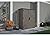 Suncast 54 cu. ft Resin Vertical Lockable Storage Shed, Stoney, BMS5700SB