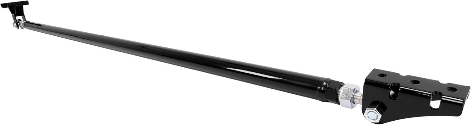 Black Traction Tie Bars Compatible with 2001-2010 Chevrolet Silverado GMC Sierra 2500HD 3500HD Long Bed Models Only Powder Coated Steel
