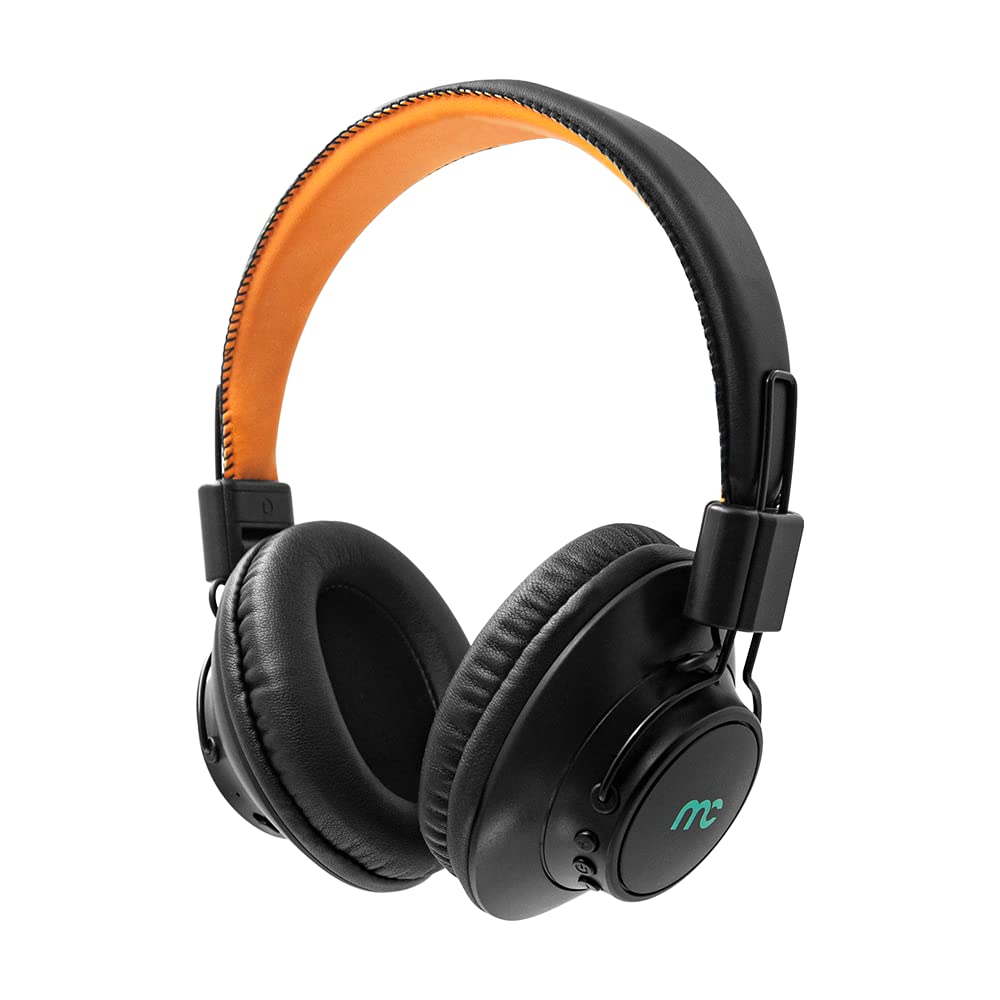 MYCANDY Retro Design Headphone with Active Noise Cancellation, Bluetooth Stereo Over Ear Headphones, Foldable Design for Easy Portability, In-Built Mic for Clear Calls, 10 Hours Playtime