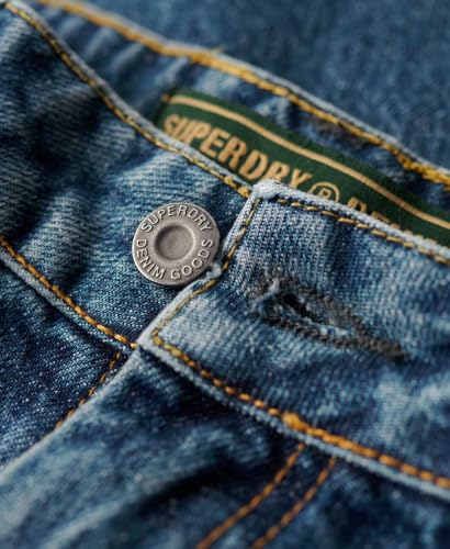 Superdry Para Mujer. W7011013A Jeans Talle Medio Y Pernera Ancha Azul (30/30), Casual, AlgodóN, Denim - 6