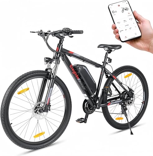 Eleglide Bicicleta eléctrica, Mopride 2 29", con Freno hidráulico de Disco, Bicicleta de montaña de 29 Pulgadas, batería Desmontable de 15Ah, transmisión de 24 velocidades, autonomía de 125 km (29")