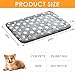 WITTOP Washable Dog Bed Plush Orthopedic Outdoor Crate Mat with Non-Slip Bottom,Luxe Soft Kennel Pad for Pets, Cozy Cage Cushion & Pet Sleeping Mattress Large Sized,Medium,Small Dogs,24 x 18 inch,Gray