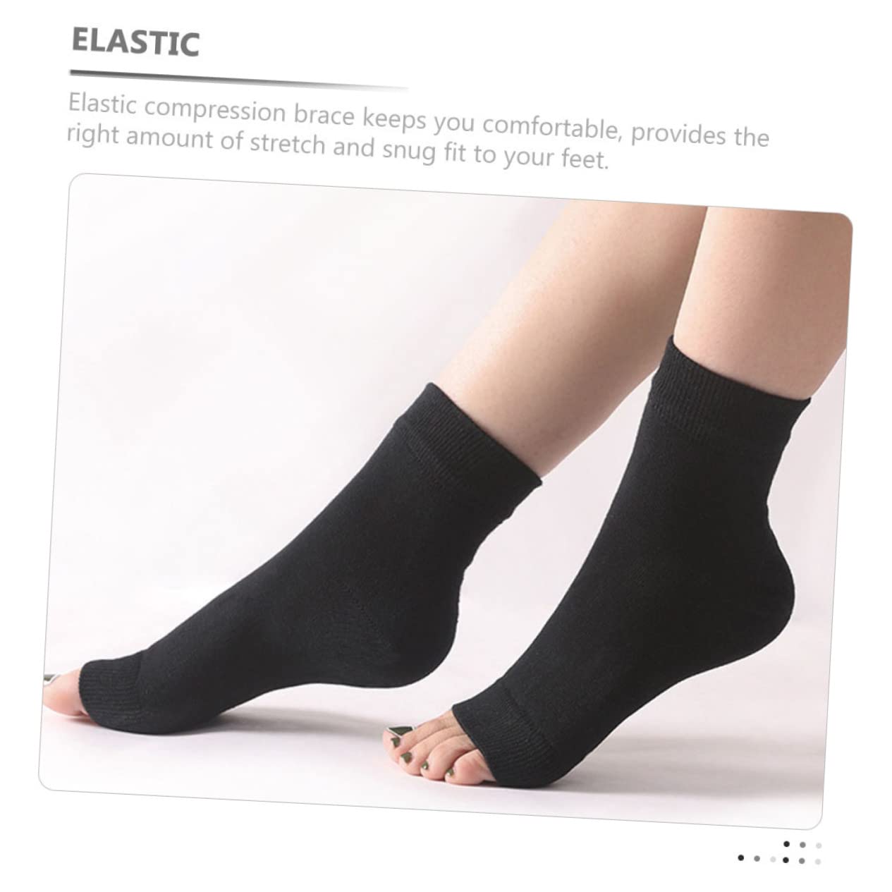 NOLITOY 2 Pairs elastic cotton cold protection for women breathable guard plantar compression socks sock support protection sleeve workout socks