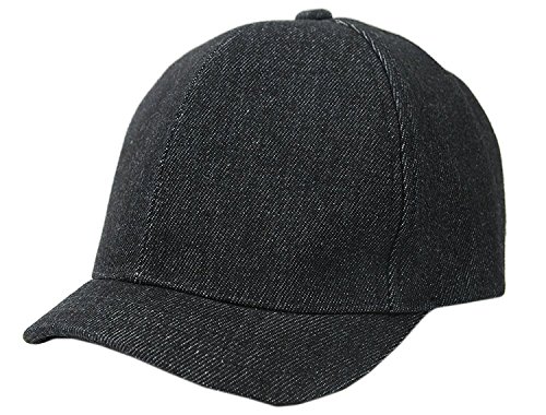 [ビッグワッチ] 帽子 デニムアンパイアキャップ C-10 メンズ ブラック 大きいサイズ