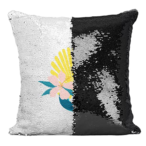Coussin paillettes noir J Julie Jeanne pour rompre la monotonie d'une déco salon fade - 2
