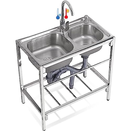 Generisch Generic Edelstahl-Doppelspülbecken Küche