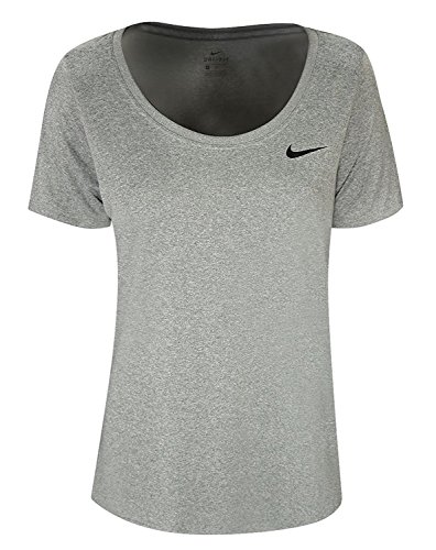 Nike Womens Yoga Running T-Shirt Gray M