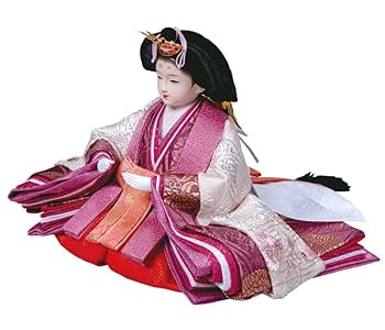 Amazon | 雛人形 平安豊久 コンパクト ひな人形 収納飾り 親王