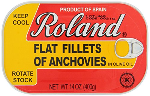 Roland Foods Anchovy Fillets in Olive Oil, 14 Ounce