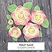 Global Sugar Art Exquisite Rose & Leaf Edible Sugar Cake Flowers Kit, Yellow with Rose by Chef Alan Tetreault