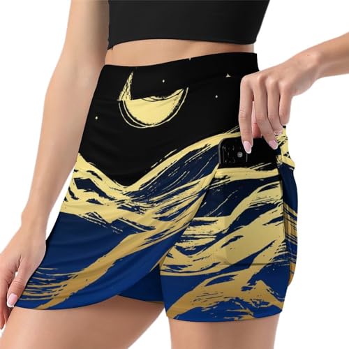 Jupe short de golf et course à pied respirante pour femme active en plein air