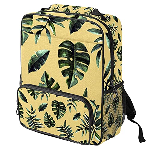 Sac de travail tendance pour ordinateur portable style décontracté beige feuilles d'automne