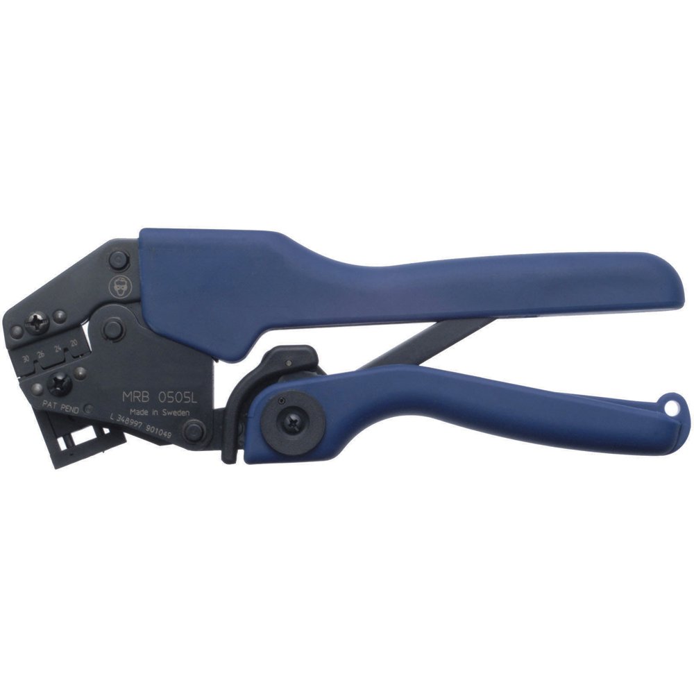 Wiha 43615 Professional Series Standard Type Ergonomic D Sub Un-Insulated/Open Barrel Crimping Tool